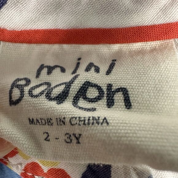 Mini Boden Carnival Romper Girls Size 2-3 Toddler Short Sleeve Summer - Picture 2 of 3